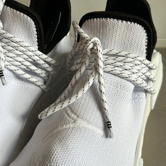 Adidas x Pharrell NMD Human Race Cloud White Sneakers - Picture 8 of 12